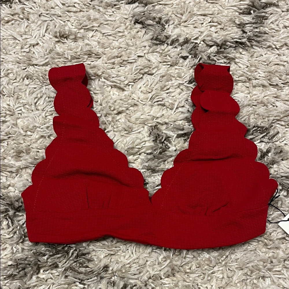 Marysia santa clara bikini top. Scooter. Red. Size xs. New with tags.